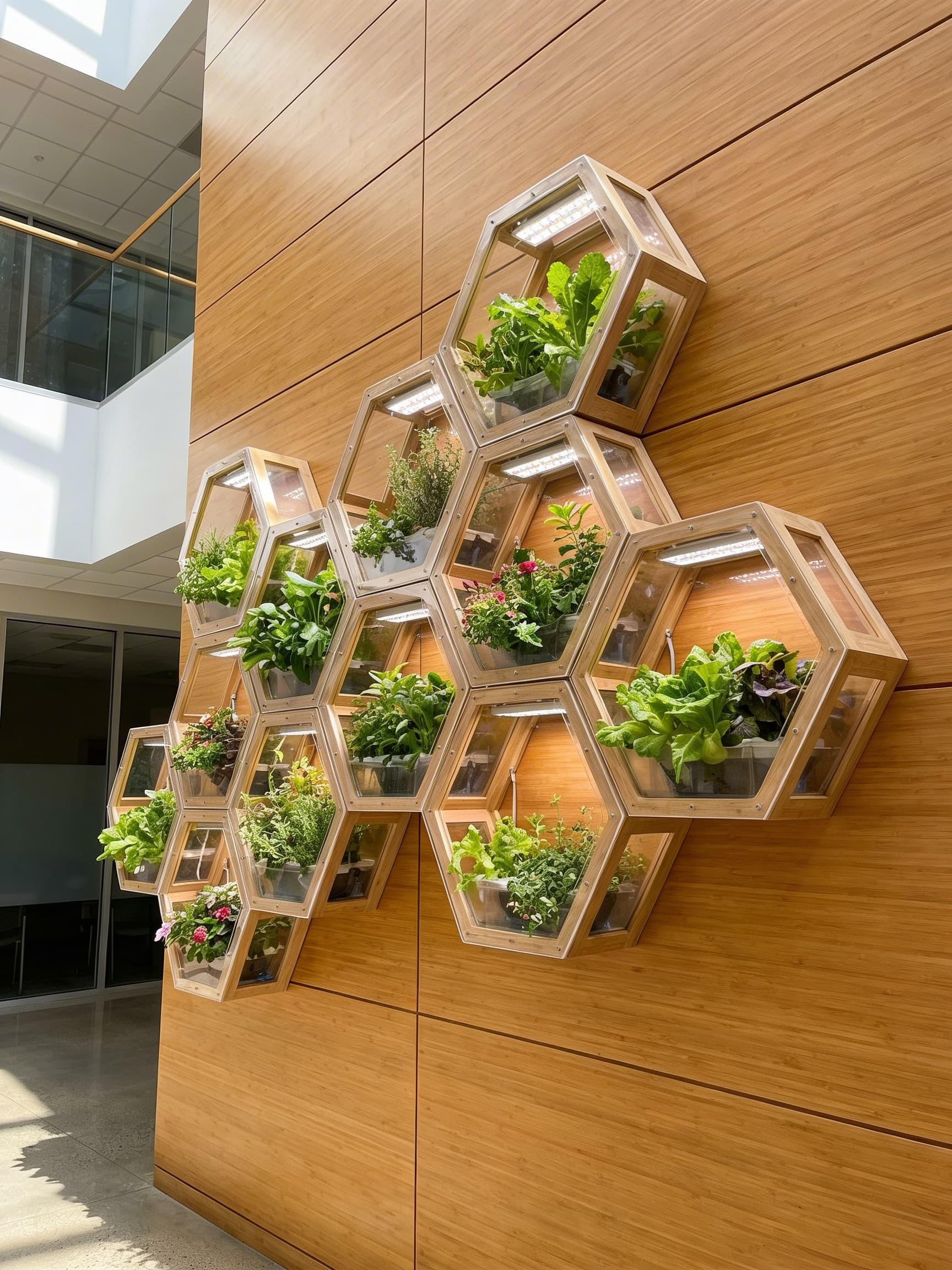 Green Sun hexagonal modular garden